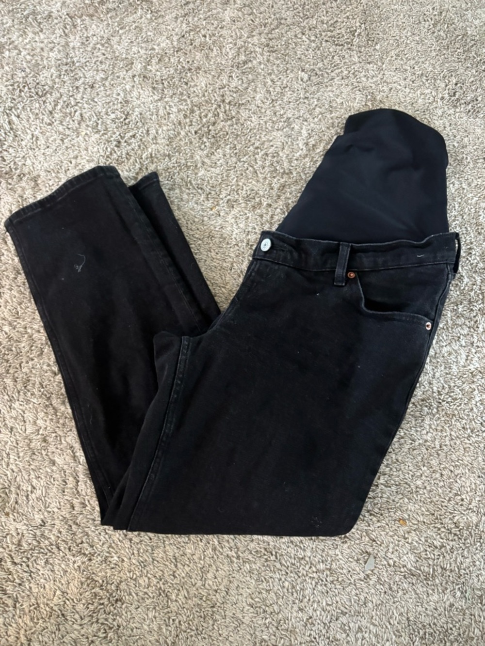 Abercrombie Maternity Ankle Straight Jeans Size 29 - Picture 2 of 3